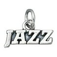 thumbnail image 1 of Sterling Silver 20" 1mm Box Chain JAZZ Music Pendant Necklace, 1 of 2