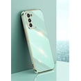 thumbnail image 2 of Compatible with Galaxy S20 FE Case Cover Cute Full Camera Lens Protection & Electroplate Shockproof Edge Bumper TPU Protective Phone Cases for Samsung Galaxy S20 FE 5G 6.5" 2021-Light Green, 2 of 10