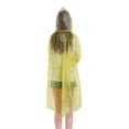 thumbnail image 3 of Impermeable Chubasquero desechable para adultos Hombres Mujeres al aire libre Poncho de emergencia ligero transparente impermeable Maboto  Impermeable, 3 of 7