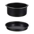 thumbnail image 1 of KAKOWELY Air Fryer Accessories 1 Set/2PCS 8 inch Air Fryer Accessories with Carbon Steel Cake Barrel Pizza Pan7.87"X7.87"X3.03", 1 of 4