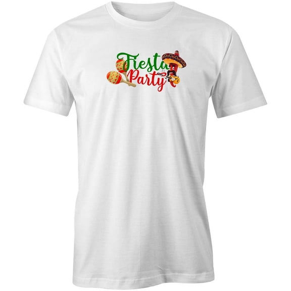 Fiesta Party Pepper T-Shirt | Cute Mexican White Tee Gift
