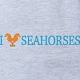 thumbnail image 2 of CafePress - LOVE SEAHORSES TR - Cute Infant Baby Football Bodysuit, 2 of 3