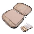 thumbnail image 6 of Xirurus Portable Jewelry Travel Case Ring Binder Storage Book with Clear Pockets Zippered Organizer for Necklaces Earrings Rings Bracelets Black 11.02in, 6 of 9