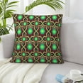 thumbnail image 6 of ZICANCN Decorative Throw Pillow Covers , Bright Brown Bronze Green Couch Sofa Decorative Knit Pillow Covers for Living Room Farmhouse 22"x22", 6 of 8