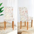 thumbnail image 3 of Yayeee 2 Pack Dining Chair Covers Stretch Parson Chairs Slipcovers Seat Protector, Small Floral Pattern, 3 of 6