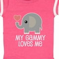 thumbnail image 4 of Inktastic My Gammy Loves Me Grandchild Boys or Girls Baby Bodysuit, 4 of 5