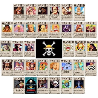 One Piece 3pk Metal Wanted Posters V2 + Coin - Walmart.com