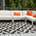thumbnail image 7 of Jill Zarin Outdoor Collection Area Rug - Napa (10' Square Charcoal Gray/Ivory), 7 of 7