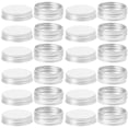 thumbnail image 3 of MasteelfCA 24 Pcs Boîtes en Aluminium Rondes Conteneurs Couvercle à Vis Petits Pots Vides, 3 of 8