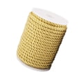 thumbnail image 4 of AMLESO 20 Yards Twisted Cord Rope 6mm 3 Braided Cord Decorative Silk Rope for Christmas Aureate, 4 of 8