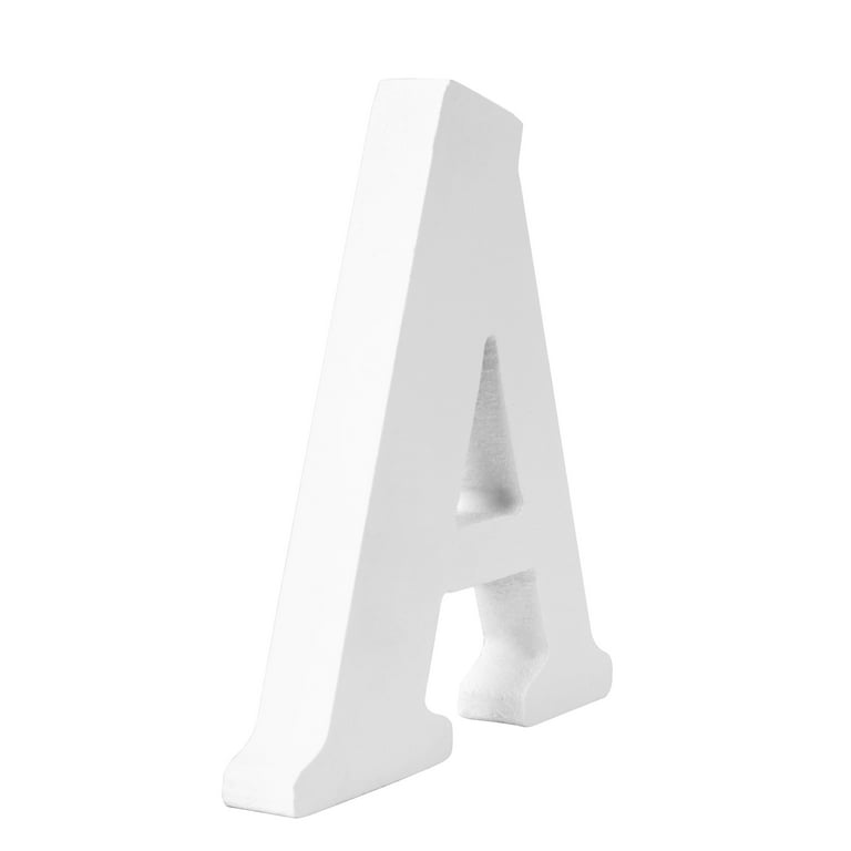  Cousin DIY 1,000 Pieces White Acrylic Alphabet Letter