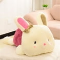 thumbnail image 2 of Bunny Stuffed Animal Easter Decoration, Soft Plush Toy Rabbit Doll Birthday Gift for Boys Girls, 2 of 3