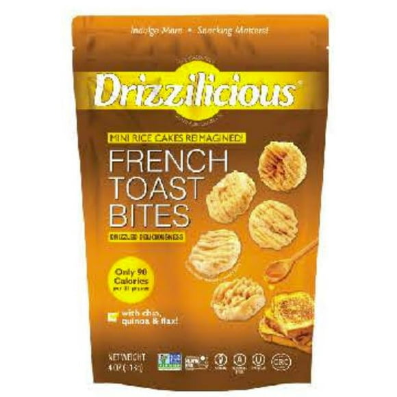 Drizzilicious L- Bites French Toast GF 113g, L- Bites French Toast GF