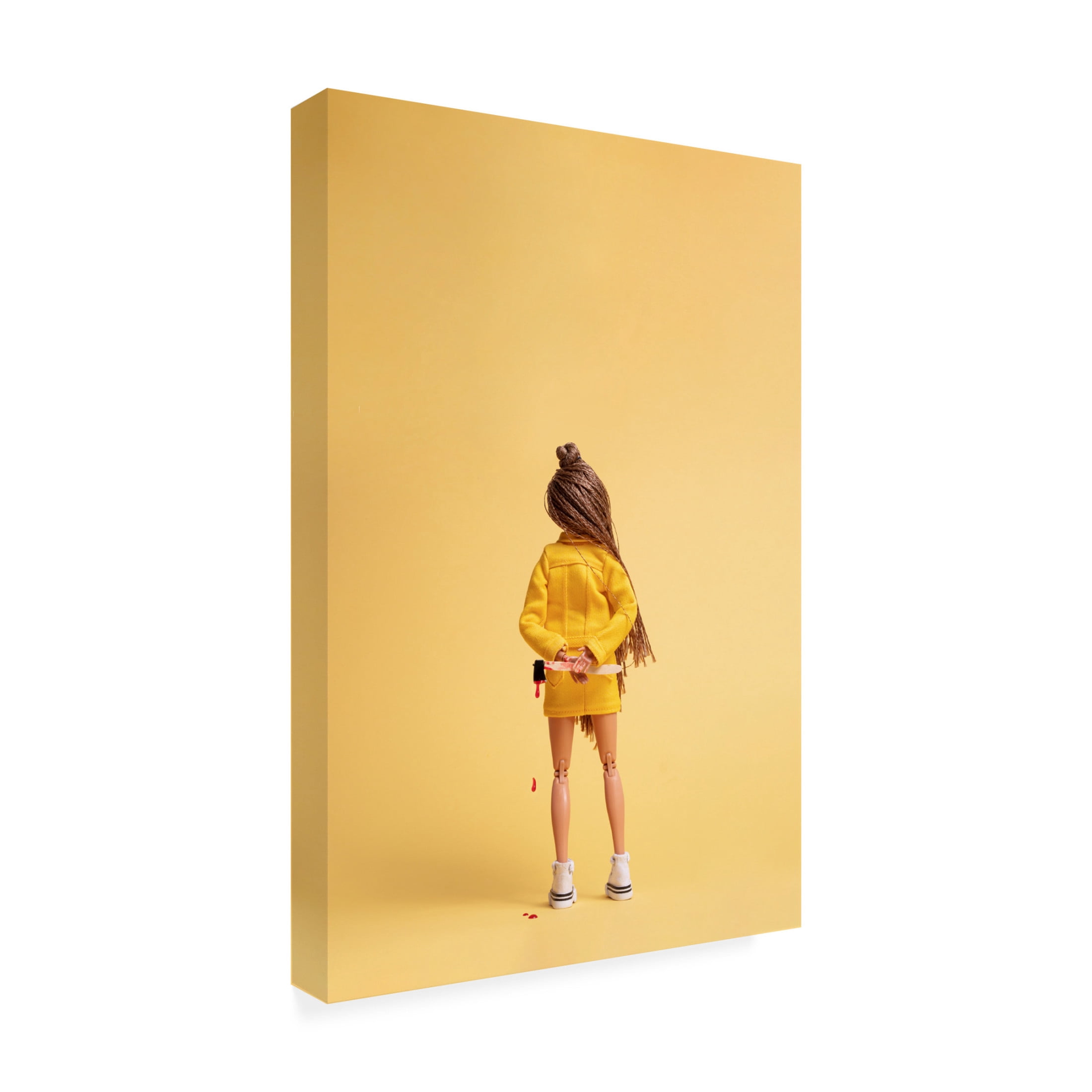 Canvas Wall Art - Julia Ramiro 'Assassin Barbara' Wall Art for Living Room, Bedroom, or Office D?cor by Trademark Fine Art - 16 x 24 Inches