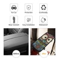 thumbnail image 4 of Bingfone Car Four-Season Universal Armrest Box Mat,Car Armrest Seat Cover Center Console Mat-Boho Owl, 4 of 7
