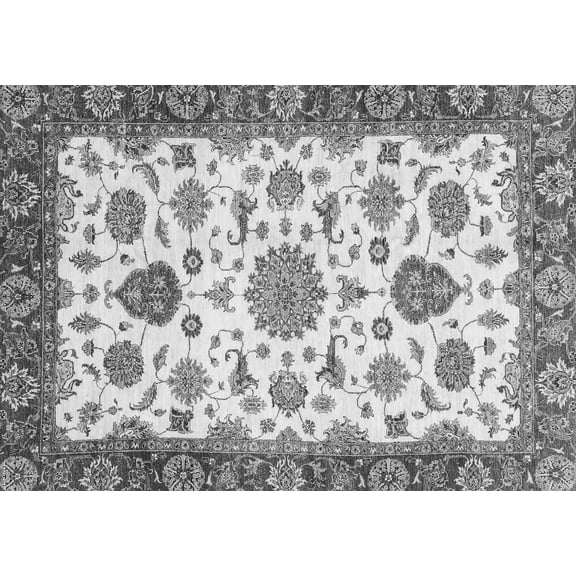 Ahgly Company Indoor Rectangle Oriental Gray Traditional Area Rugs, 2' x 3'
