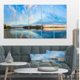 thumbnail image 1 of Exotic Sunrise on River Autumn - Oversized Beach Canvas Artwork, 1 of 3