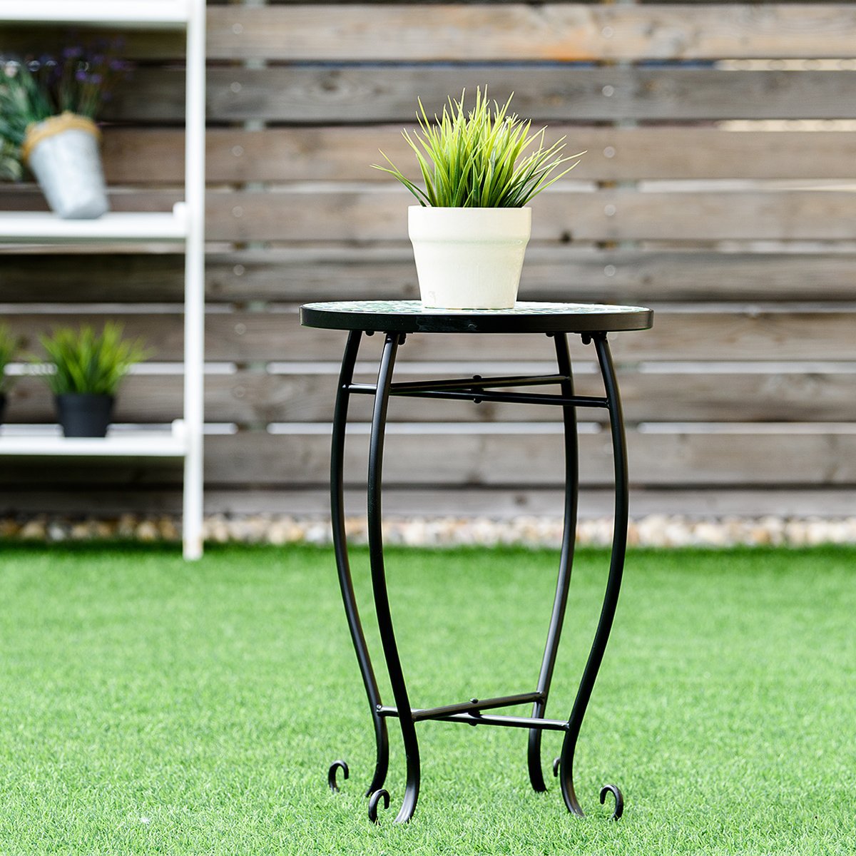 Accent Table Coffee Tables Decor Accent Side End Tables Plant Stand Chair for Bedroom, Living Room, Home Office and Patio - image 3 of 11