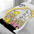thumbnail image 6 of Gnome Throw Blanket,Gnomes Themed Gifts for Gnome Lovers,Bee Happy Gnomes Gift Idea for Birthday Christmas,Be Kind Gnome Blankets for Women,Gnome Inspirational Gifts,60"x80" for Adults Women, 6 of 6