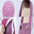 thumbnail image 7 of Women Casual Walking Shoes Breathable Slip On Sneakers with Arch Support Orthopedic Comfort for Senior Standing Non Slip(8.5#)Q, 7 of 7