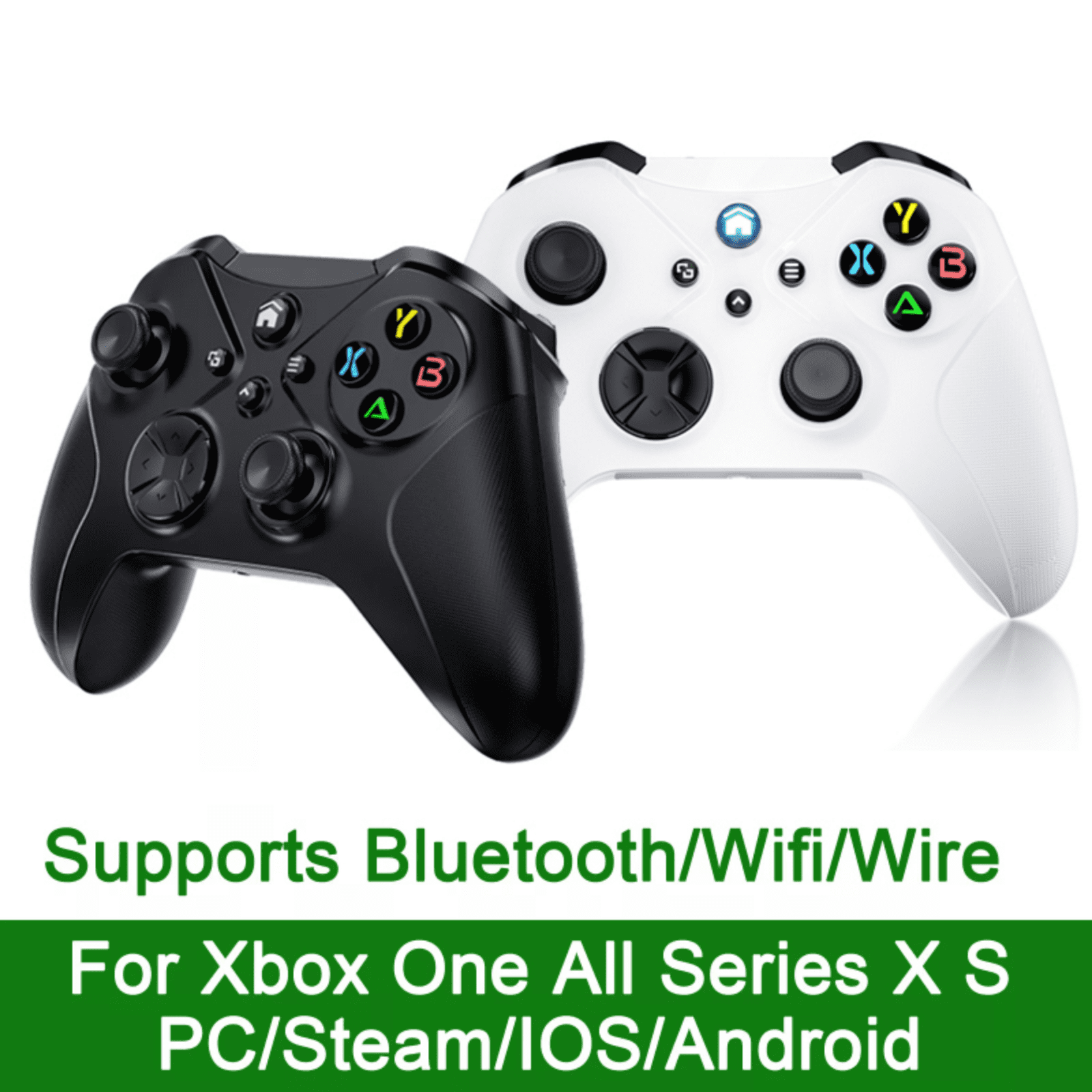 Powtree 2 Pack Wireless Controller for Xbox One, Xbox One X/S, Xbox