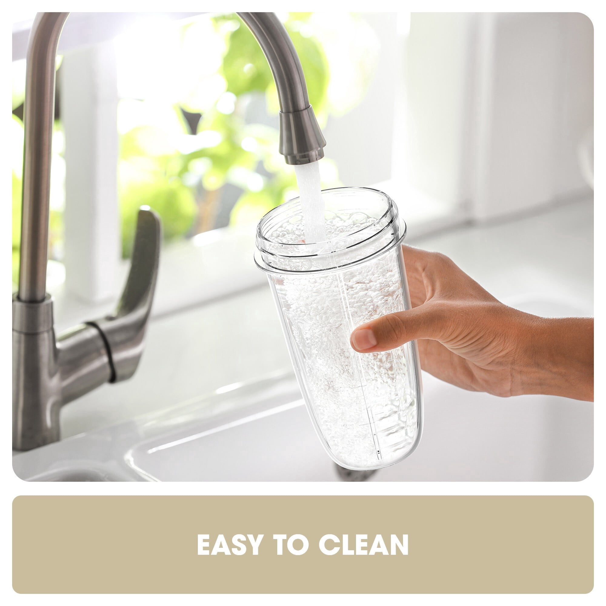 RUIE Personal Blender for Shakes,Ice Crushing Smoothies and Frozen Drinks Nuts,One-Touch Operation,Compact Space Saving Design for Kitchen,Travel and Office