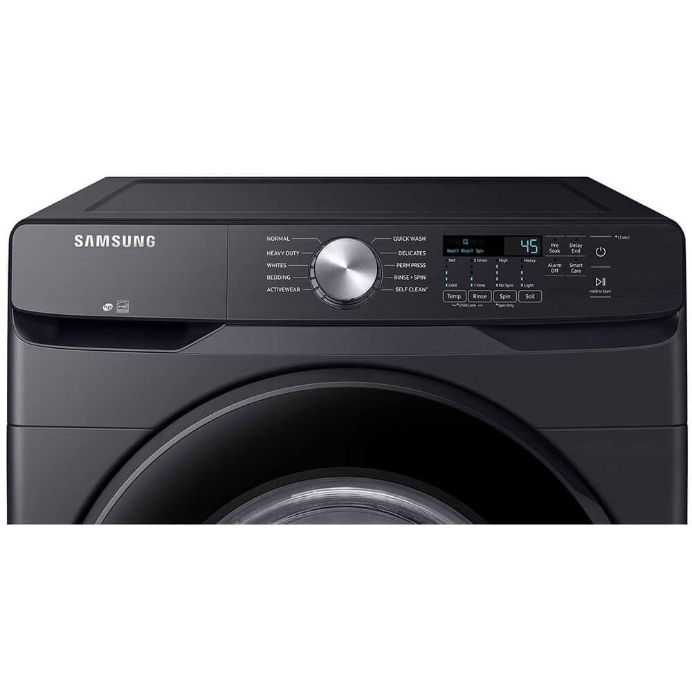 Samsung WF45T6000AV 4.5 Cu. Ft. Black Stainless Steel Front Load Washer