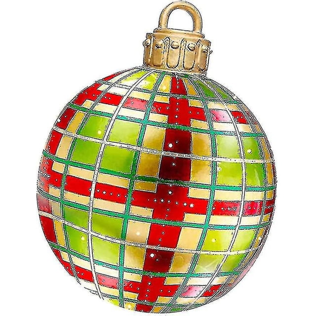 Bola adornada inflable gigante del Pvc de la Navidad, decoraciones de la Navidad