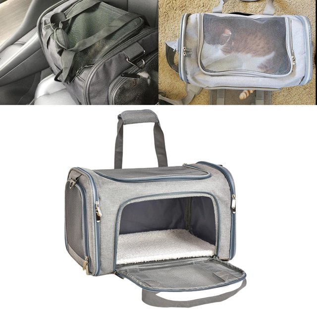 Bolsa de Transporte Plegable para Gato Conejo Yinane 45x28x28cm