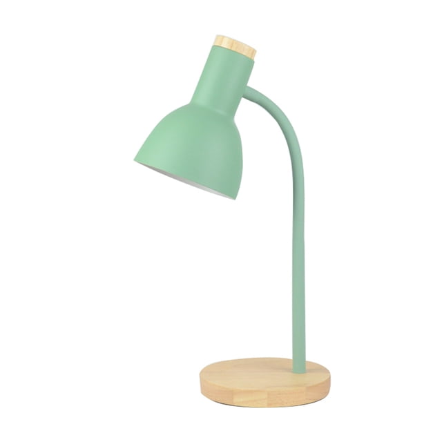 Lámpara de mesita de noche protección para los ojos flexión de 360 grados lámpara de escritorio pequeña LED Simple 5W para dormitorio enchufe de la UE