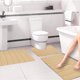 thumbnail image 1 of Xihbxyly Juego de Alfombrillas de Baño de Espuma, Trío de Confort Afelpado, Base de Látex Antideslizante, Absorción de Agua de Lujo, Lavable a Máquina, Estilo Moderno, Tamaño 40 X 60 Cm, Esencial par, 1 of 7