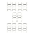 thumbnail image 3 of Maytalsory 1:12 Mini Pulls Arch Shape for Gate Closet Large 4Pcs Silver Small 8 Pcs 5Set, 3 of 6