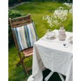 thumbnail image 5 of Waterproof Outdoor Throw Pillows with Inserts 16"x16", Blue Yellow Striped Soft Decorative Pillowcases for Couch Bedroom, Modern Stripes Art Watercolor Pillow Covers for Sofa Living Room, 5 of 8