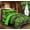 Bio Hazard Green, variant on Regal Comfort The Woods Lime Green Camouflage Full Bed Skirt - Premium Luxury Camo Bedding for Hunters Cabin or Rustic Lodge Teens Boys and Girls