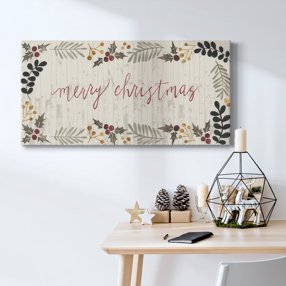 Christmas Wishes Collection C- Gallery Wrapped Canvas