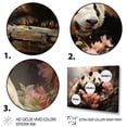 thumbnail image 3 of Designart "Pandas Playful China Art painting II" Animals Floater Framed Wall Decor, 3 of 7