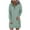 Green, variant on hoksml Dresses For Women 2023 And Winter Long Sleeve Dress For Women Hooded Solid Casual Dress