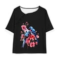 thumbnail image 4 of TTQLVZJGSE Women's Plus Size Tunic Long Sleeve Loose Trim your waist Printed Loose Long Sleeves Round Neck Tops, 4 of 4