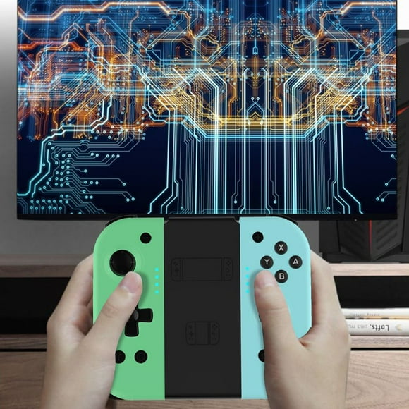 Hot Sales Ns Somatosensory Wireless Game Left And Right Handle T22 For Switch Wireless Game Left And Right Handle Blue+Green