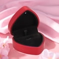 thumbnail image 3 of LED Light Pendant Box,Large Space Heart Shaped Design Luxurious Design Necklace Display Case Lightweight Pendant Box For Bracelets And Necklaces, 3 of 8