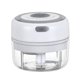 thumbnail image 1 of Mini picadora de ajo eléctrica de 100 ml, inalámbrica, color blanco, 1 of 5