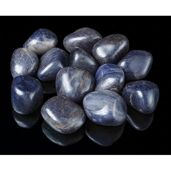Kambaba Jasper Tumbled Stones and Crystals Bulk 13 Pieces Set for Chakra Reiki Healing Crystal Healing Polished Stones Gemstones and Crystals Tumble for Gift Home & Office Decor
