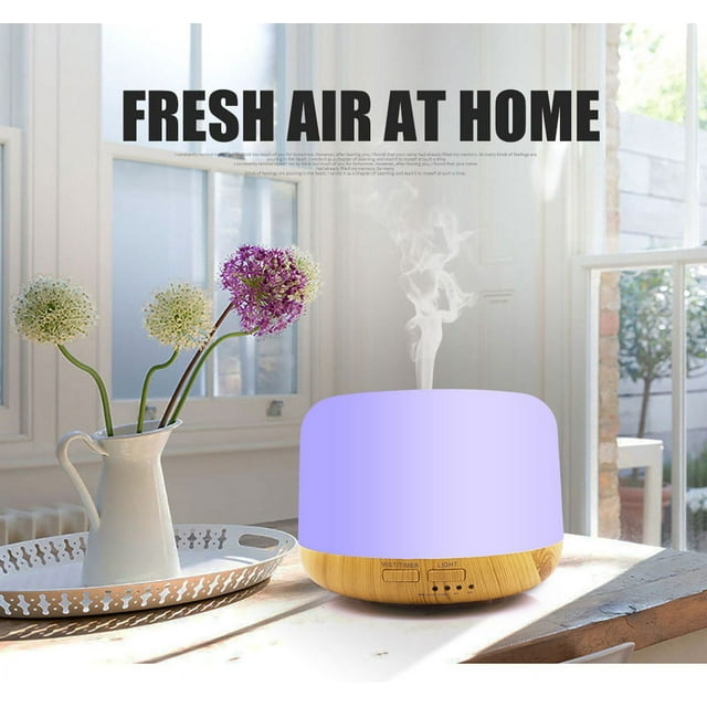 EGNMCR Humidifiers for Bedroom Home Bread Shape Colorful Aroma Diffuser Office Warm Light Humidifier 300ml a Humidifier