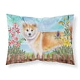 thumbnail image 1 of Carolines Treasures CK1240PILLOWCASE Shiba Inu Spring Fabric Standard Pillowcase, 1 of 2