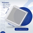 thumbnail image 4 of Filtro de polvo para PC, 140 mm, YIMATEECO, nailon 80, malla, blanco (10 unidades), 4 of 6