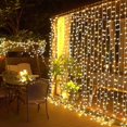 thumbnail image 2 of Cadena de luces Led para decoración de árbol de Navidad, luces de cortina de 3x3m, impermeables para exteriores, decoración de otoño, 2 of 4