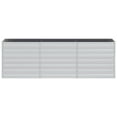 thumbnail image 2 of vidaXL Garden Raised Bed 240x40x77 cm Galvanized Steel Silver, 2 of 5