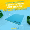 thumbnail image 5 of Floating Island For Lakes or Pools - 9 X 6 FEET (YELLOW/POWDER BLUE), 5 of 6