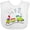 AA-White, variant on Inktastic 1st Birthday Party Train Boys or Girls Baby Bib