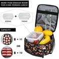 thumbnail image 4 of Cute Hedgehogs Lunch Bag For Women Men Insulated Lunch Box Portable Lunch Tote Bag,Reusable Leakproof Thermal Cooler Sack Food Handbags Case High Capacity For Work School Travel Picnic, 4 of 6